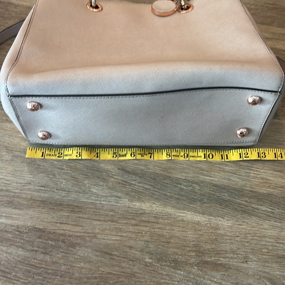 Michael Kors Cynthia Medium Convertible Saffiano Leather Satchel - Picture 12 of 13